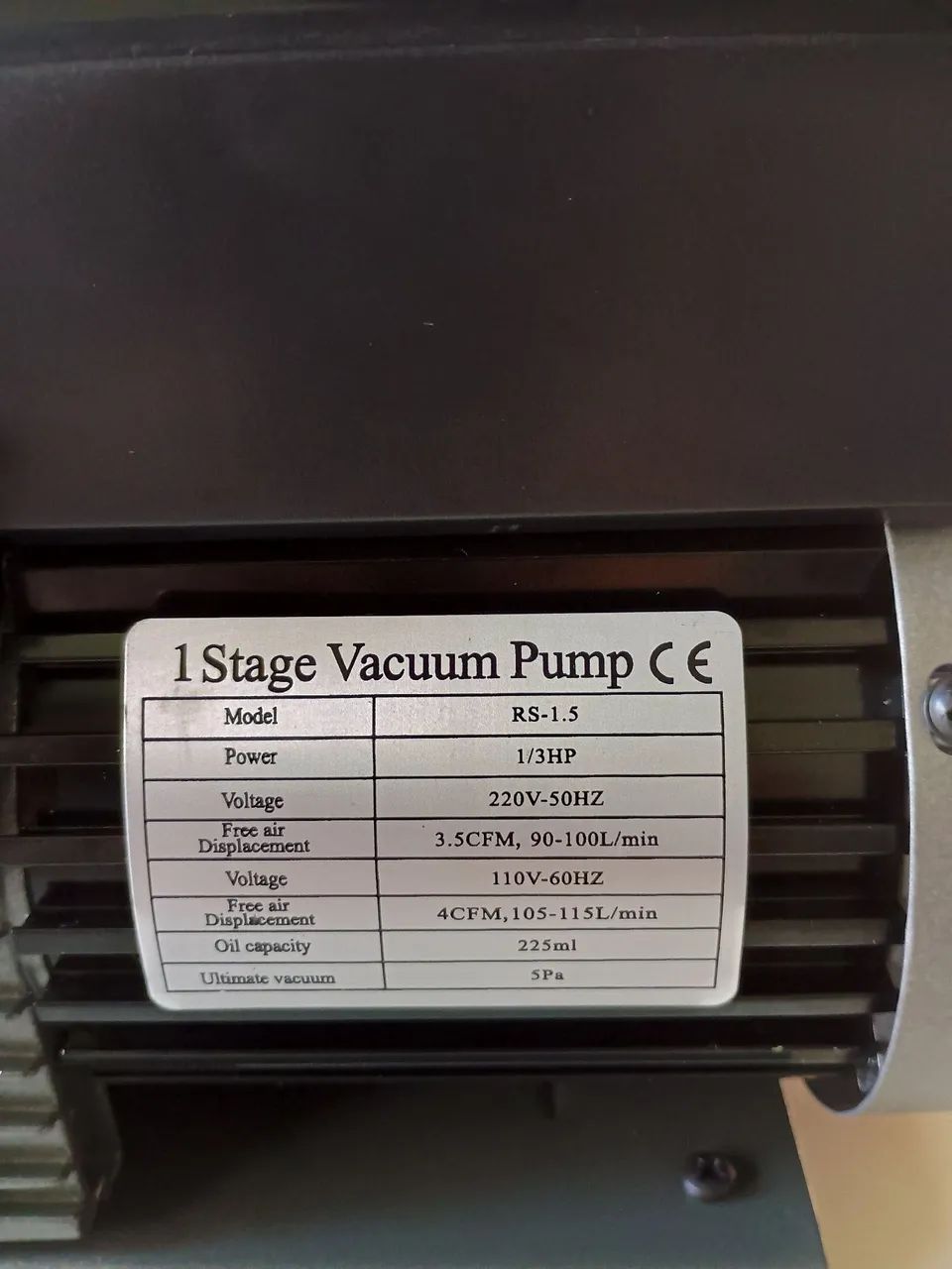 Bomba de vácuo para refrigeração  - Foto 2