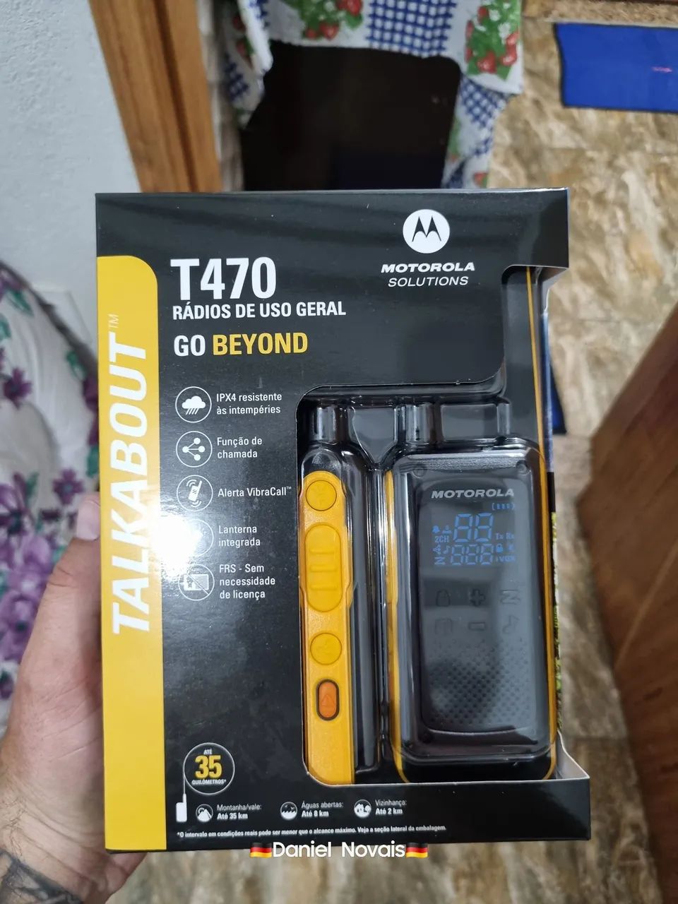 Walkie Talkie Motorola T470 - 2 rádios 