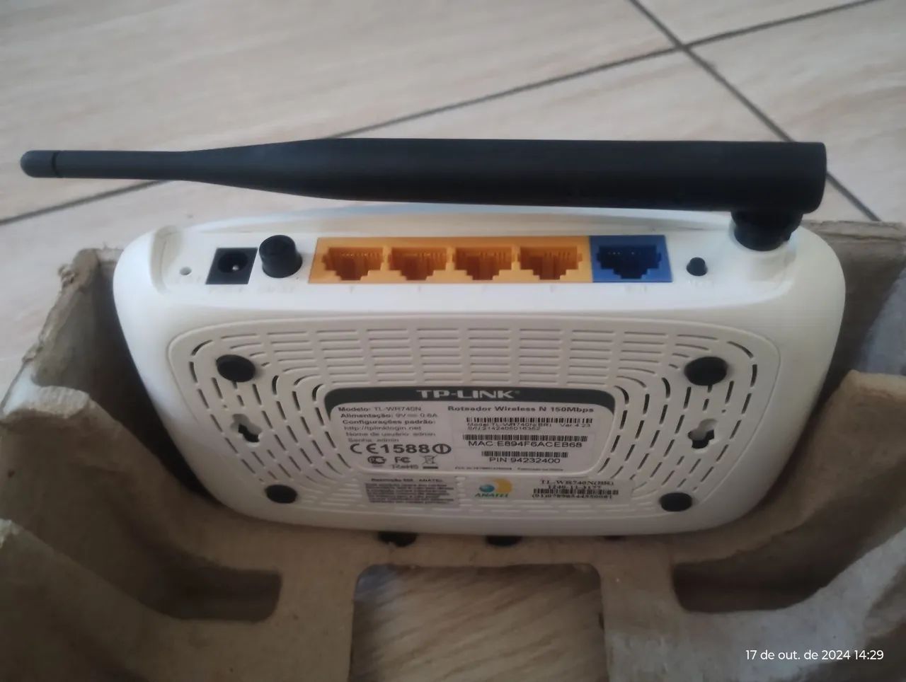 Roteador TP-LINK TD-W8951NB 150Mbps Wireless N ADSL2+ - Foto 2