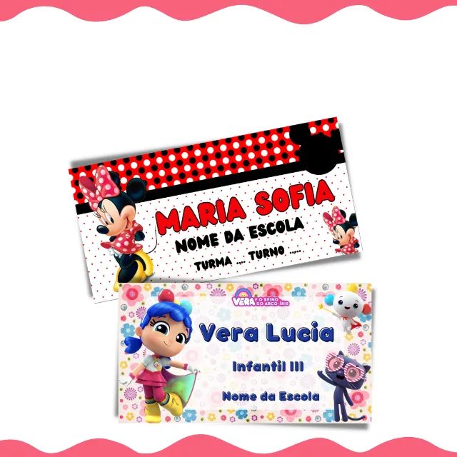 Etiqueta escolar - Foto 3