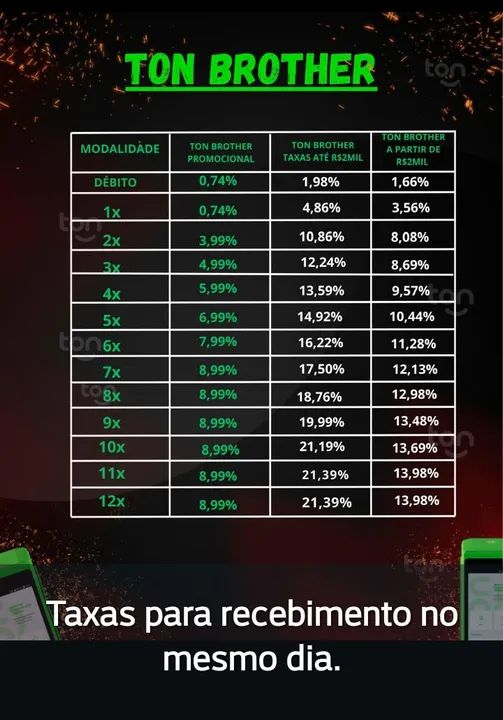 Máquina de Cartão t3 Smart Brother e t3 Brother - Preço Baixo! - Foto 6