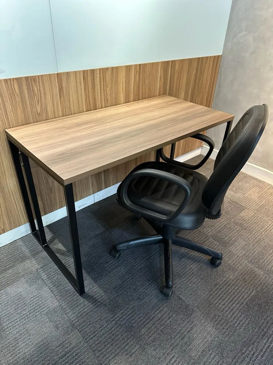 Mesa 1.20x0.60 com Cadeira para escritório - LOJA IKONMIXOFFICE 