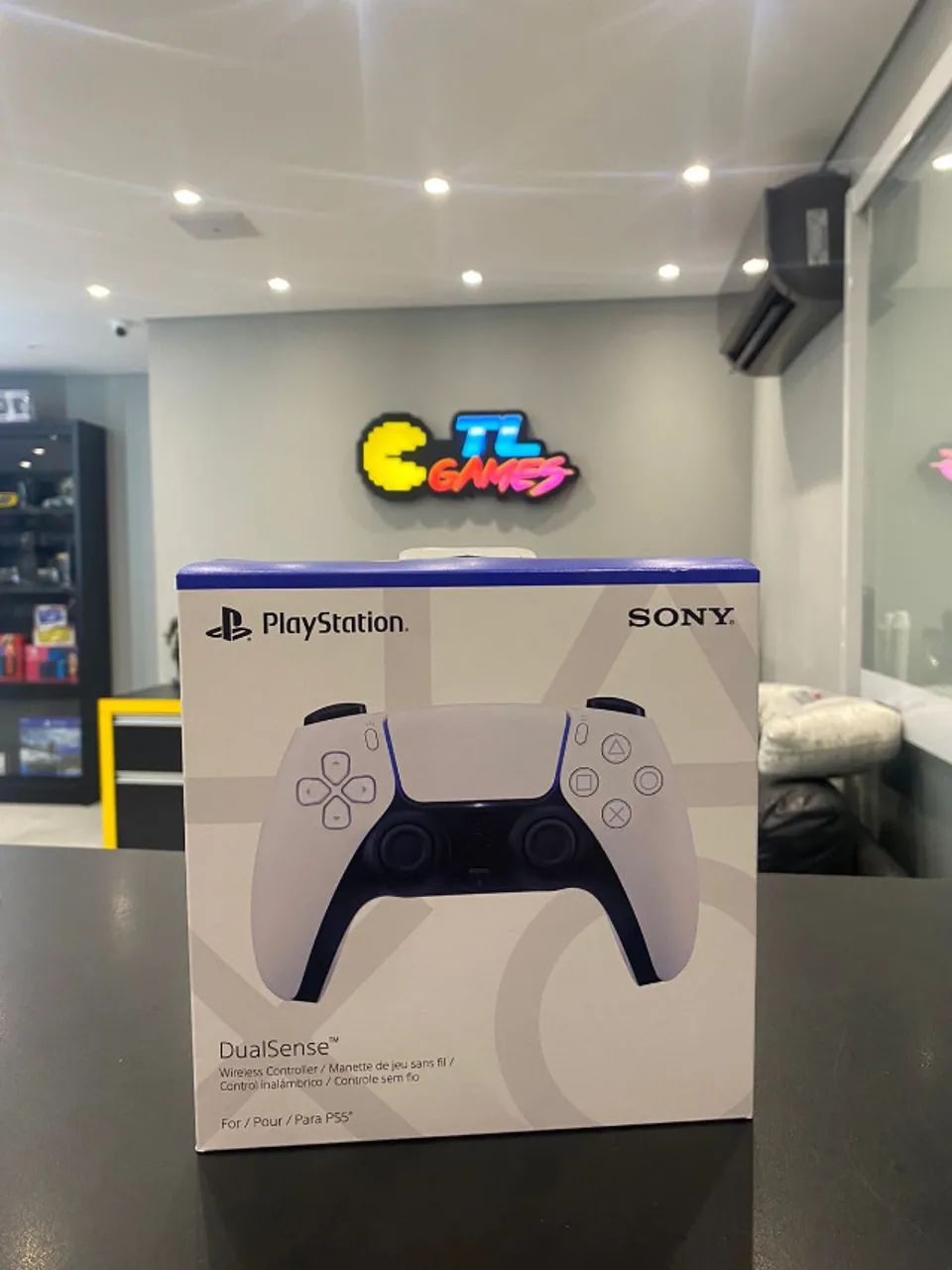 ? Controle DualSense Branco para PS5 - Original Sony