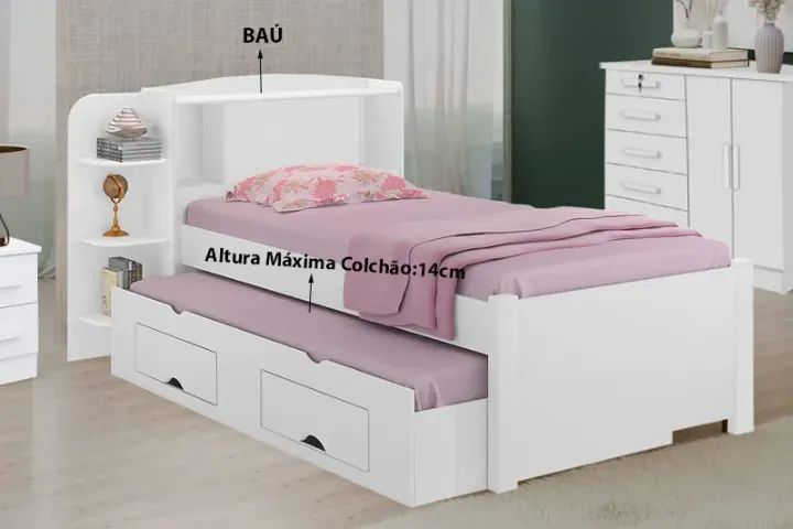 Bicama Milênio  100% MDF   - Foto 4
