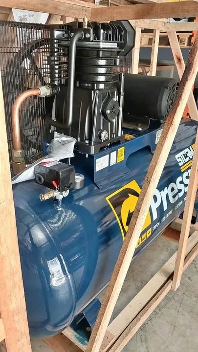 Compressor de ar 250L 20Pcm 175Lbs Trifásico 5Hp Storm 600 - Pressure (Loja) - Foto 6