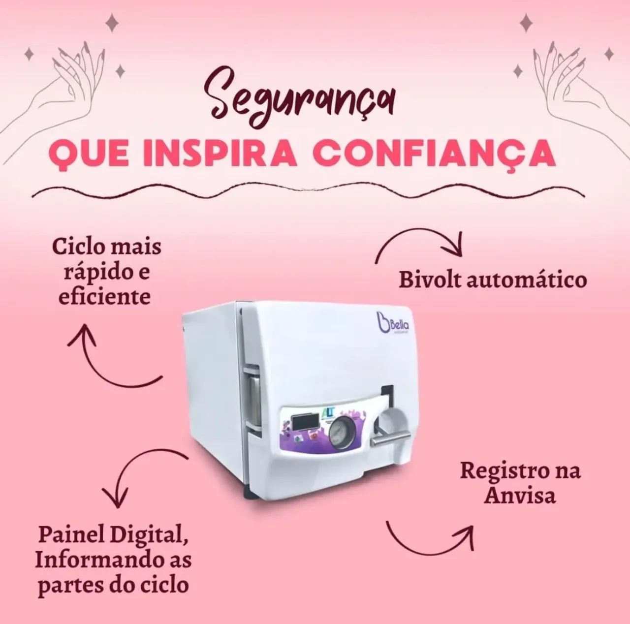 Autoclave Bella ALT para Esterilização - Equipamento Hospitalar - Foto 2