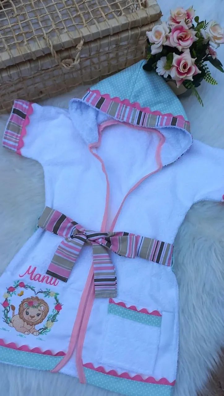 Roupão de Banho Infantil Personalizado