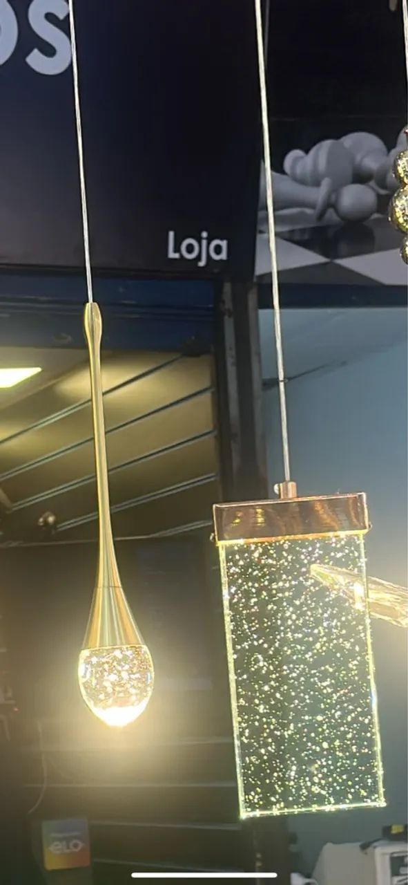 Luminária pendente cristal  - Foto 3