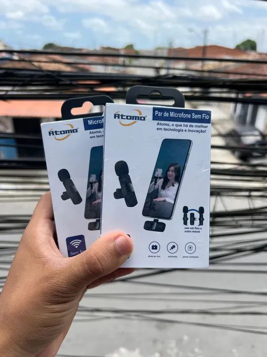 Microfone De Lapela ÁTOMO!! LACRADO!! PROMOÇÃO!!