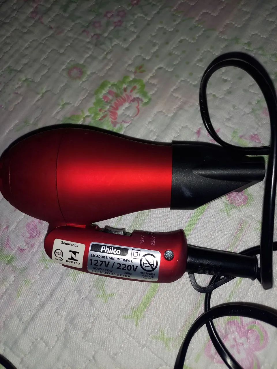 Secador de Cabelo Philco Titanium Travel Bivolt - Foto 3