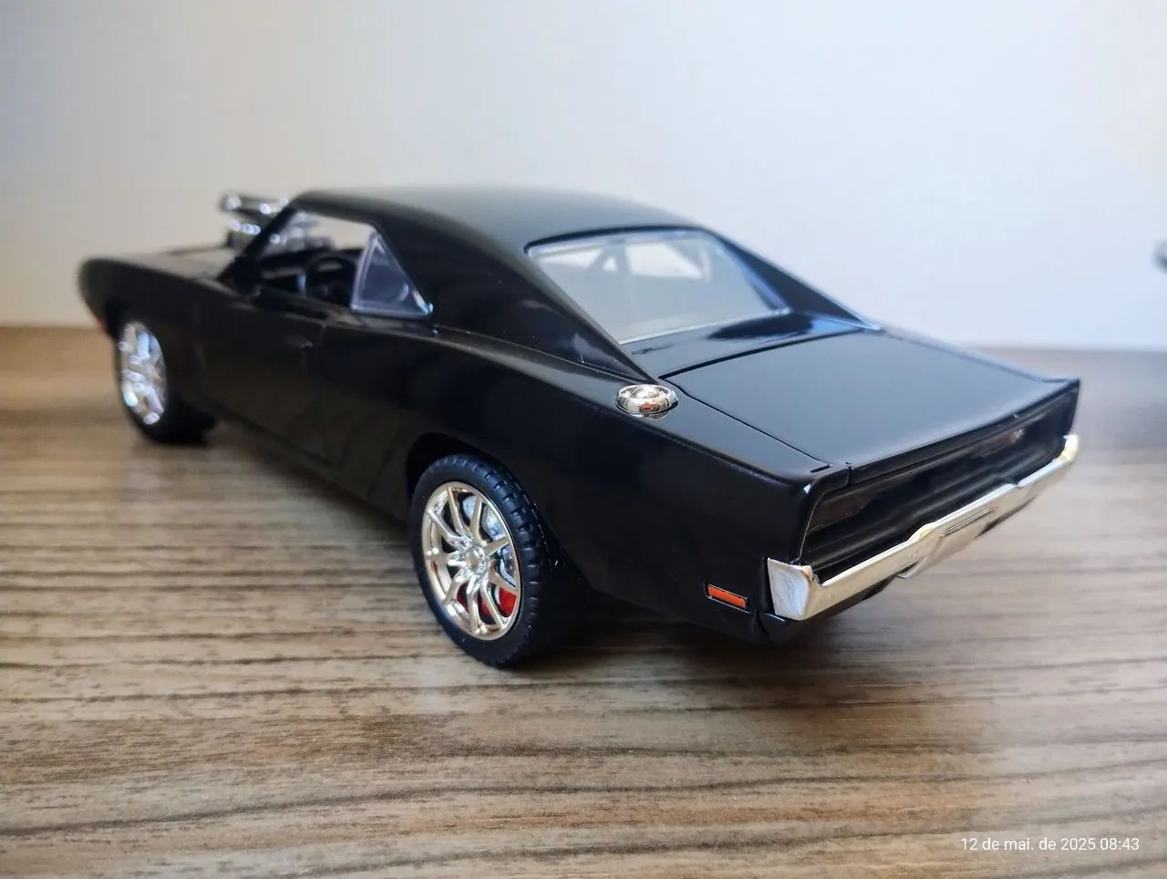 Challenger 1970 Velozes & Furiosos 7 - Carro de ferro Escala 1:24 - Foto 4