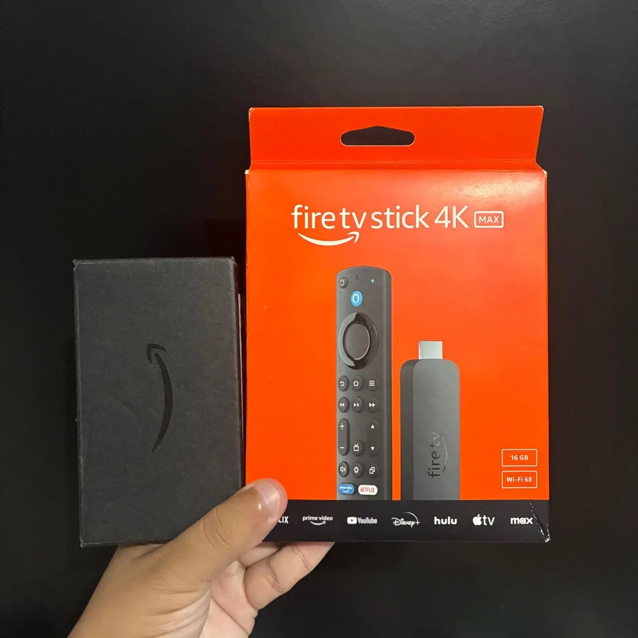 Fire TV Stick 4K MAX 16gb Wi-Fi 6E + Ethernet Pronta Entrega