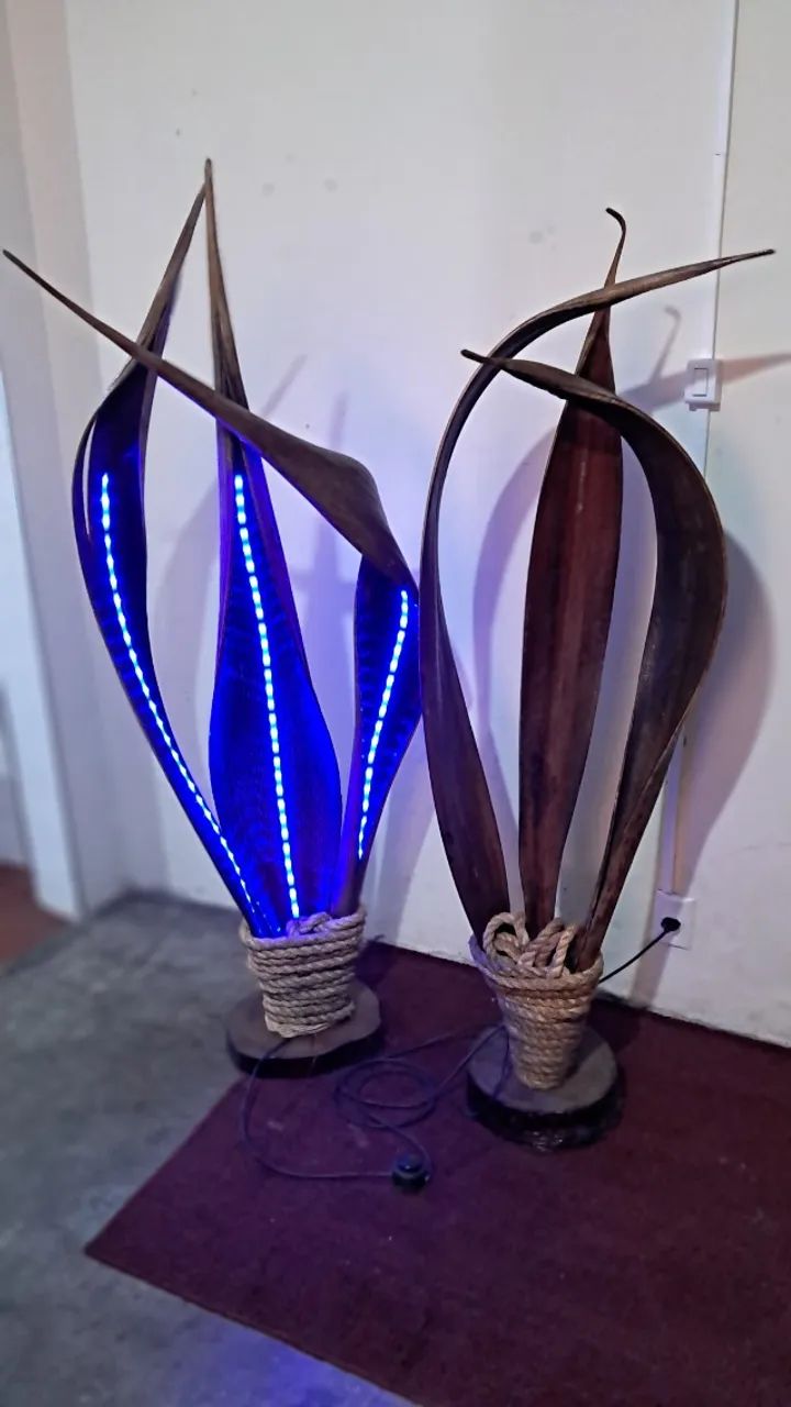 Decoração com folha de coqueiro seca  - Foto 2