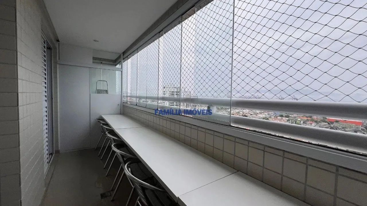 Alugar apartamento 2 quartos suíte lazer Ponta da Praia Santos SP - Foto 7