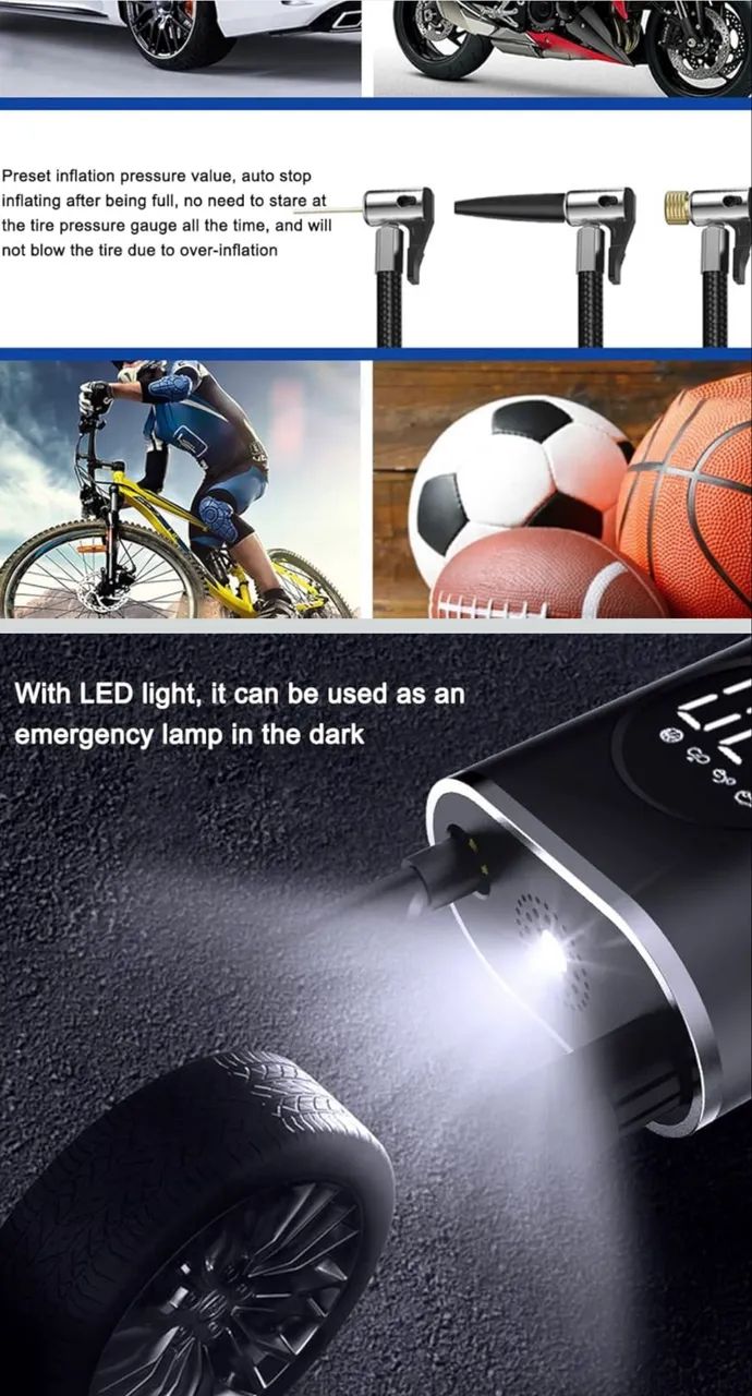 Compressor de ar portátil 64300402196867123