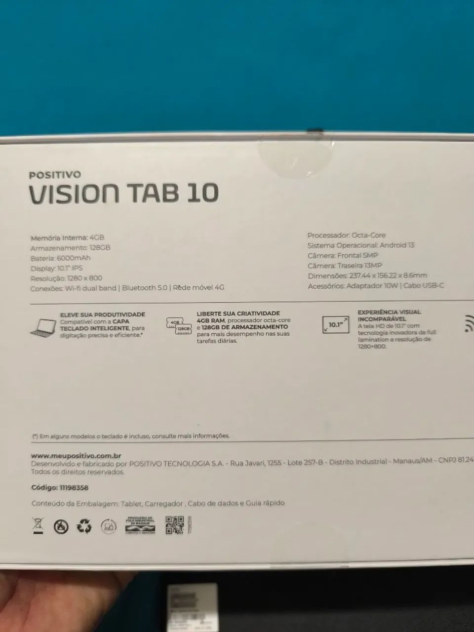 Tablet Positivo Vision Tab 10 - Novo - Foto 5