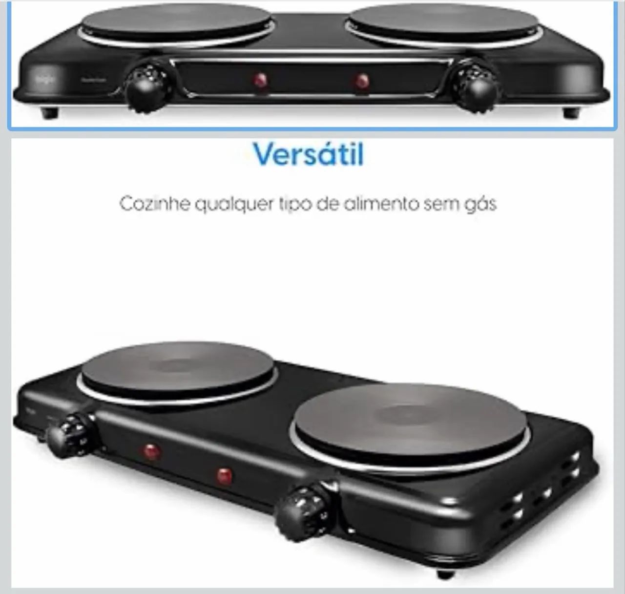 Fogão elétrico Elgin com 2 queimadores. - Foto 4