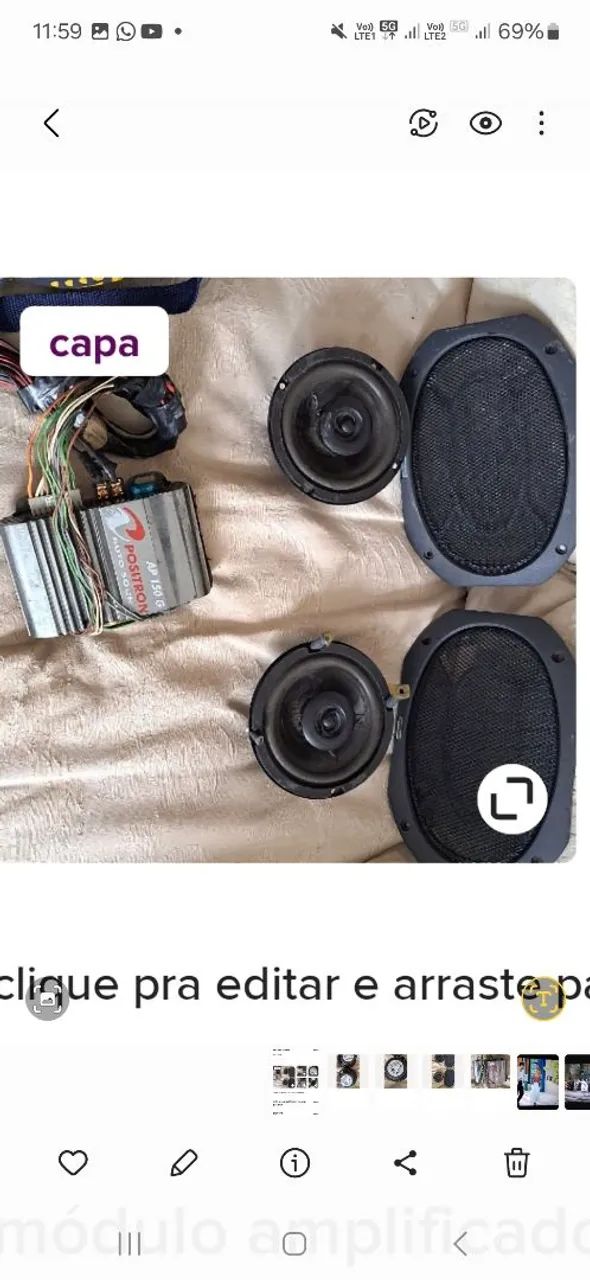 Modulo Amplificador Positron AP 150 G