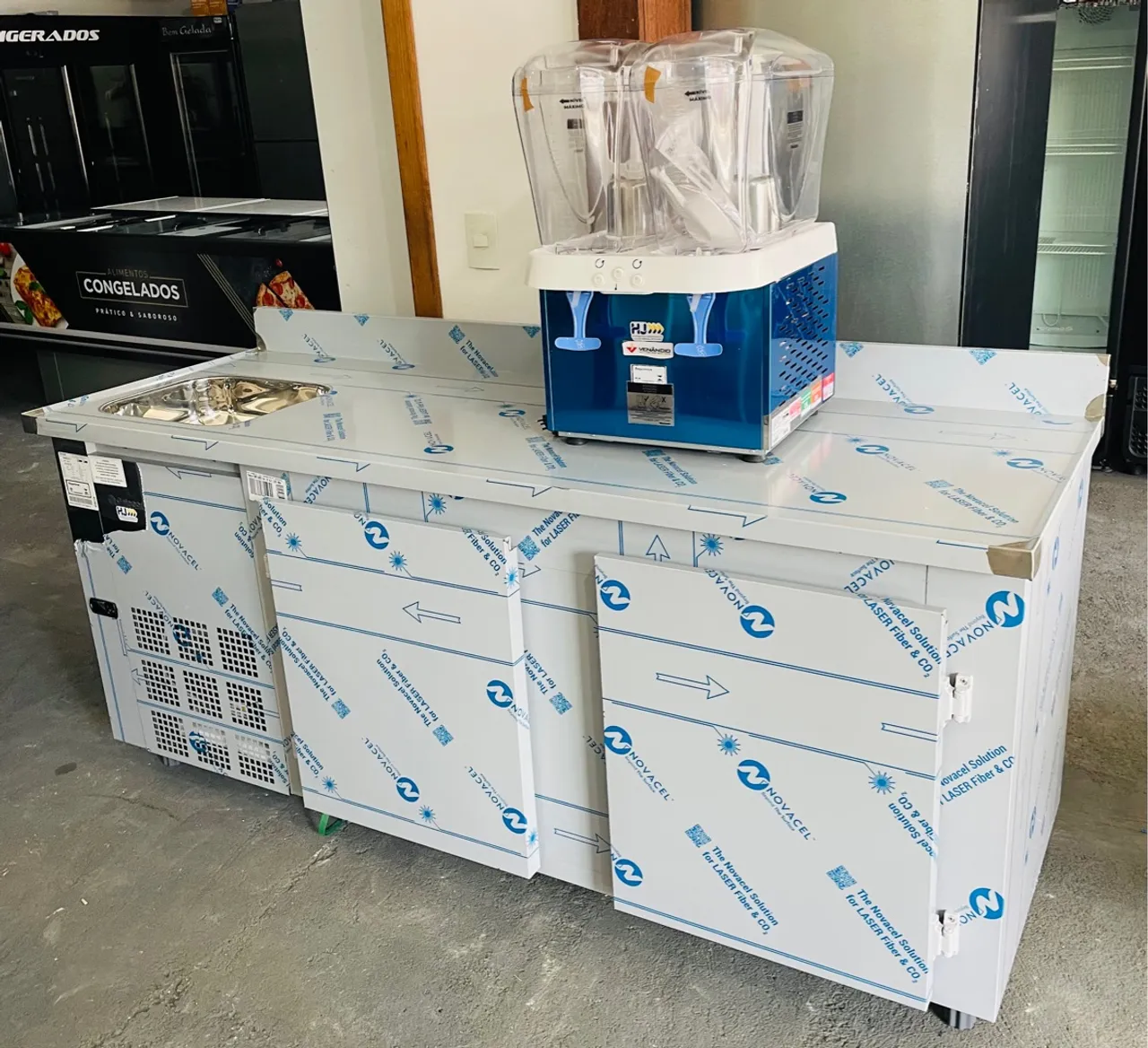 MB Balcão Refrigerado c/ Cuba 2M - Gelopar