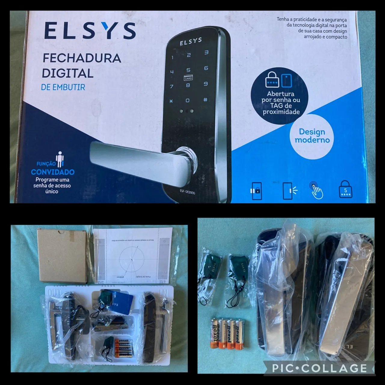 Fechadura Digital Elsys - Segurança e praticidade para sua casa