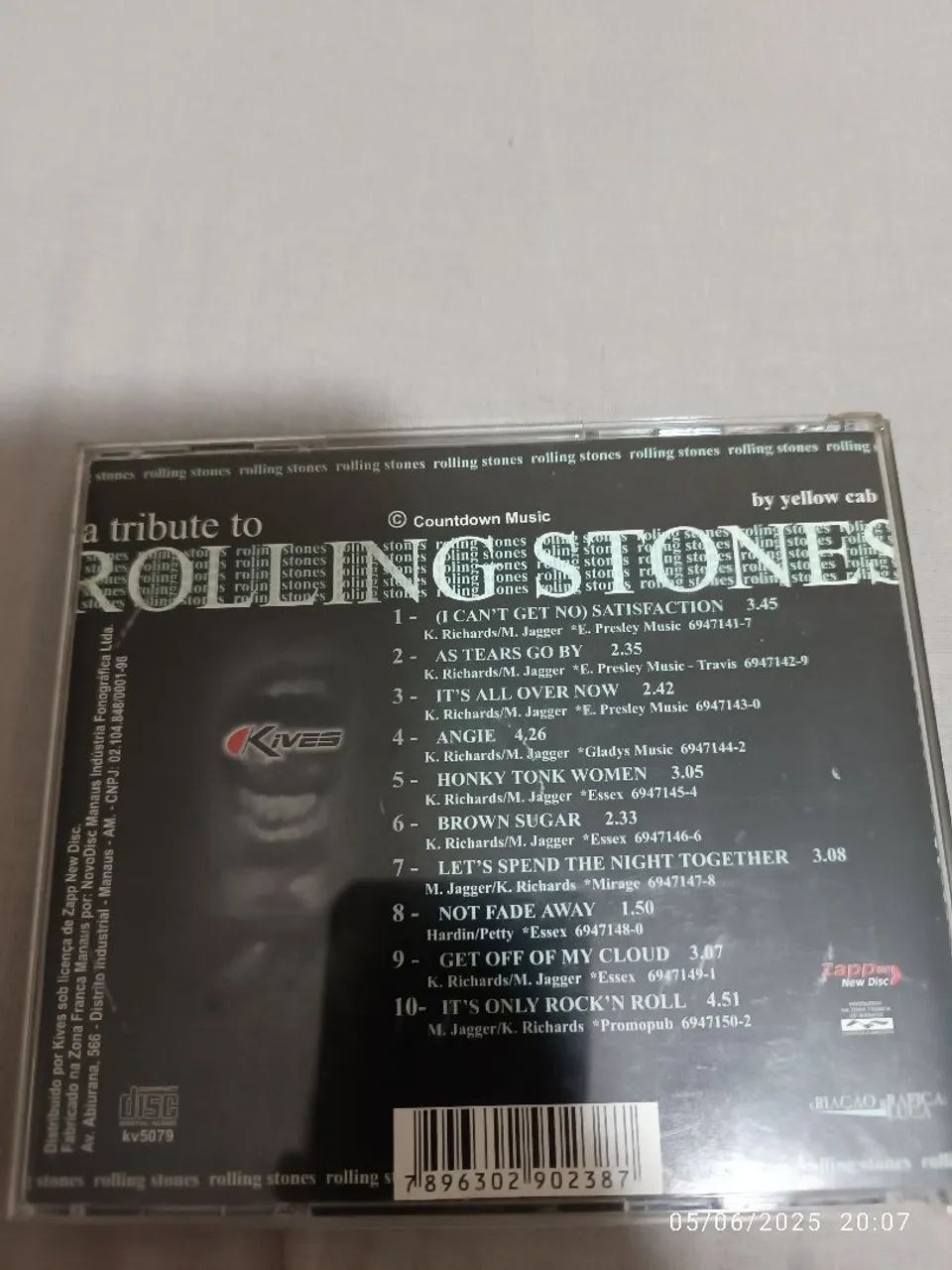 CD A Tribute To Rolling Stones - Yellow Cab - Foto 3