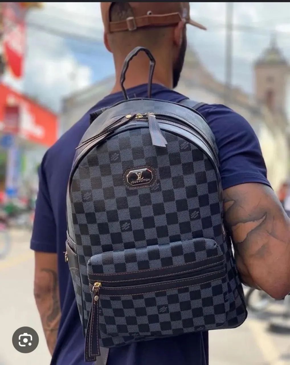 Mochila  LV Damier Graphite 