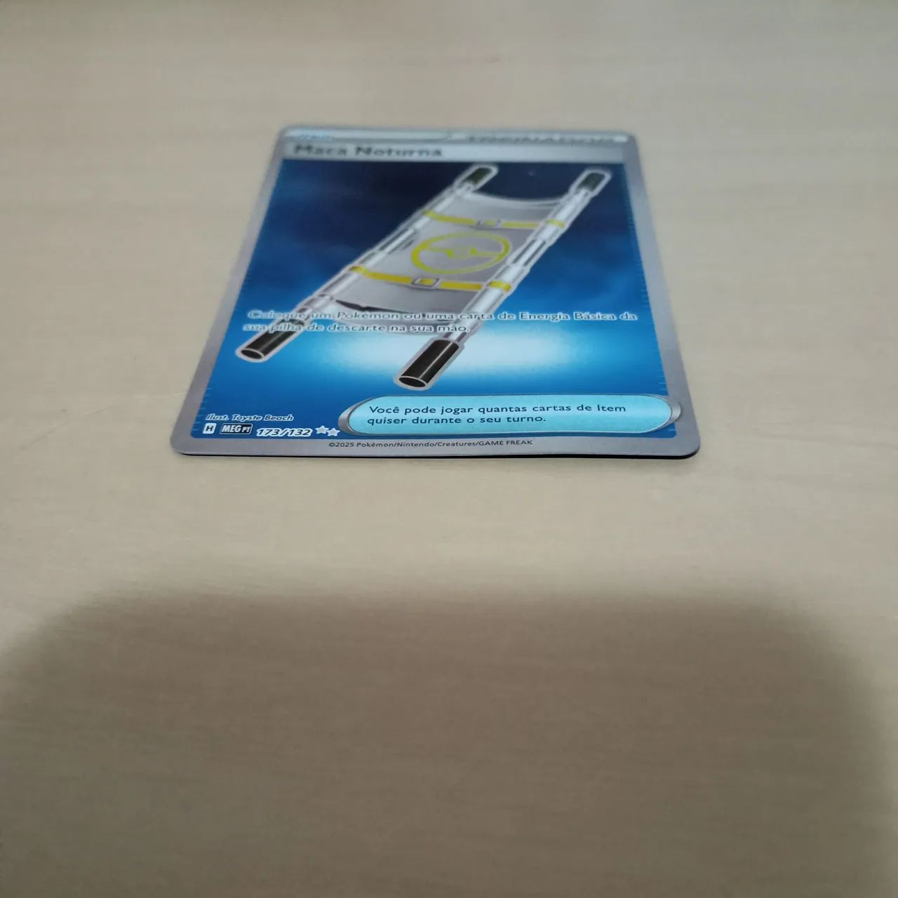 Card Pokémon - Maca Noturna - 173/132 da Coleção Lançamento: Mega Evolução 2025 - Foil  - Foto 4