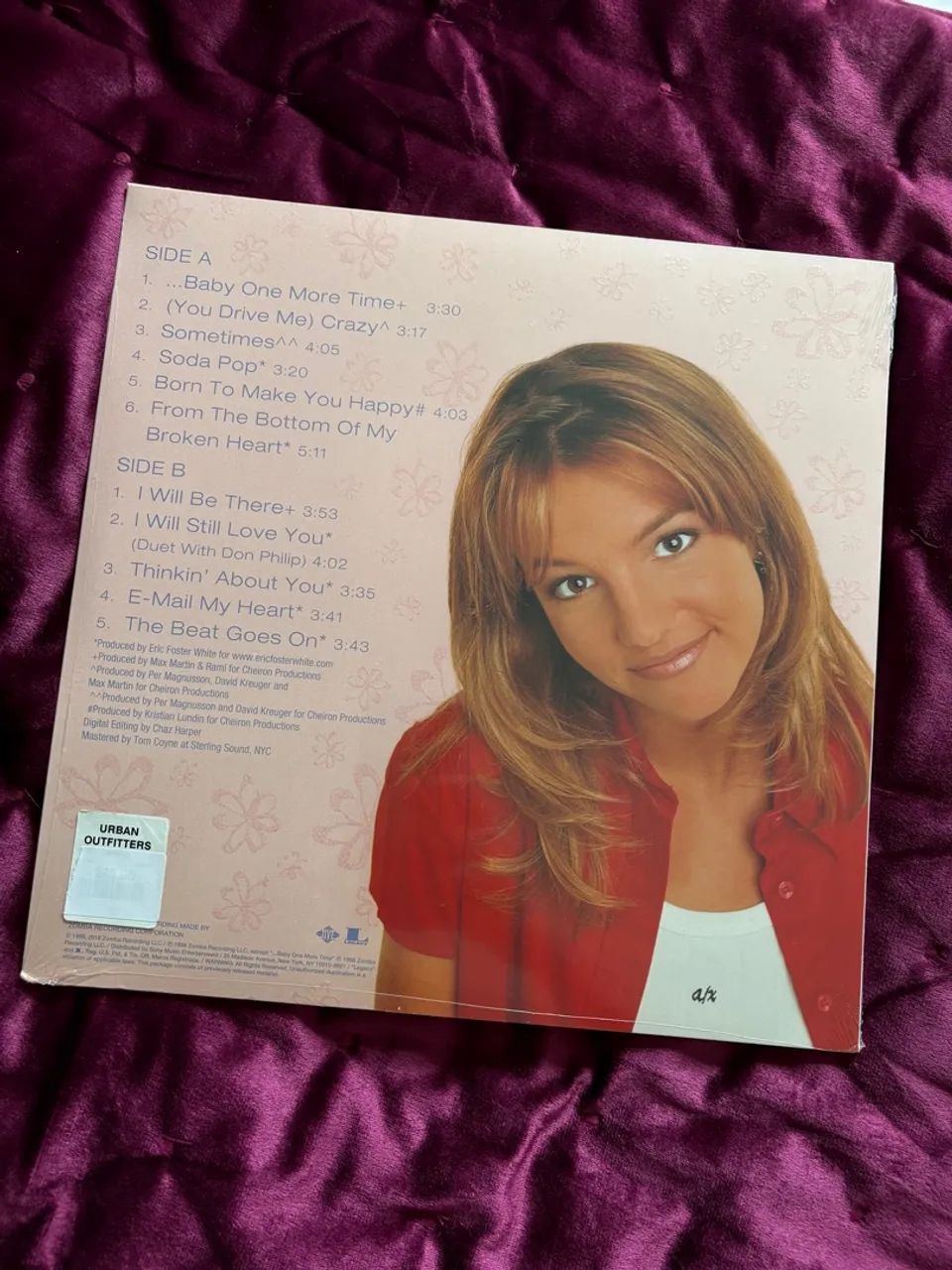 Britney Spears Baby One More Time disco de vinil LP Urban Outfitters transparente clear - Foto 3