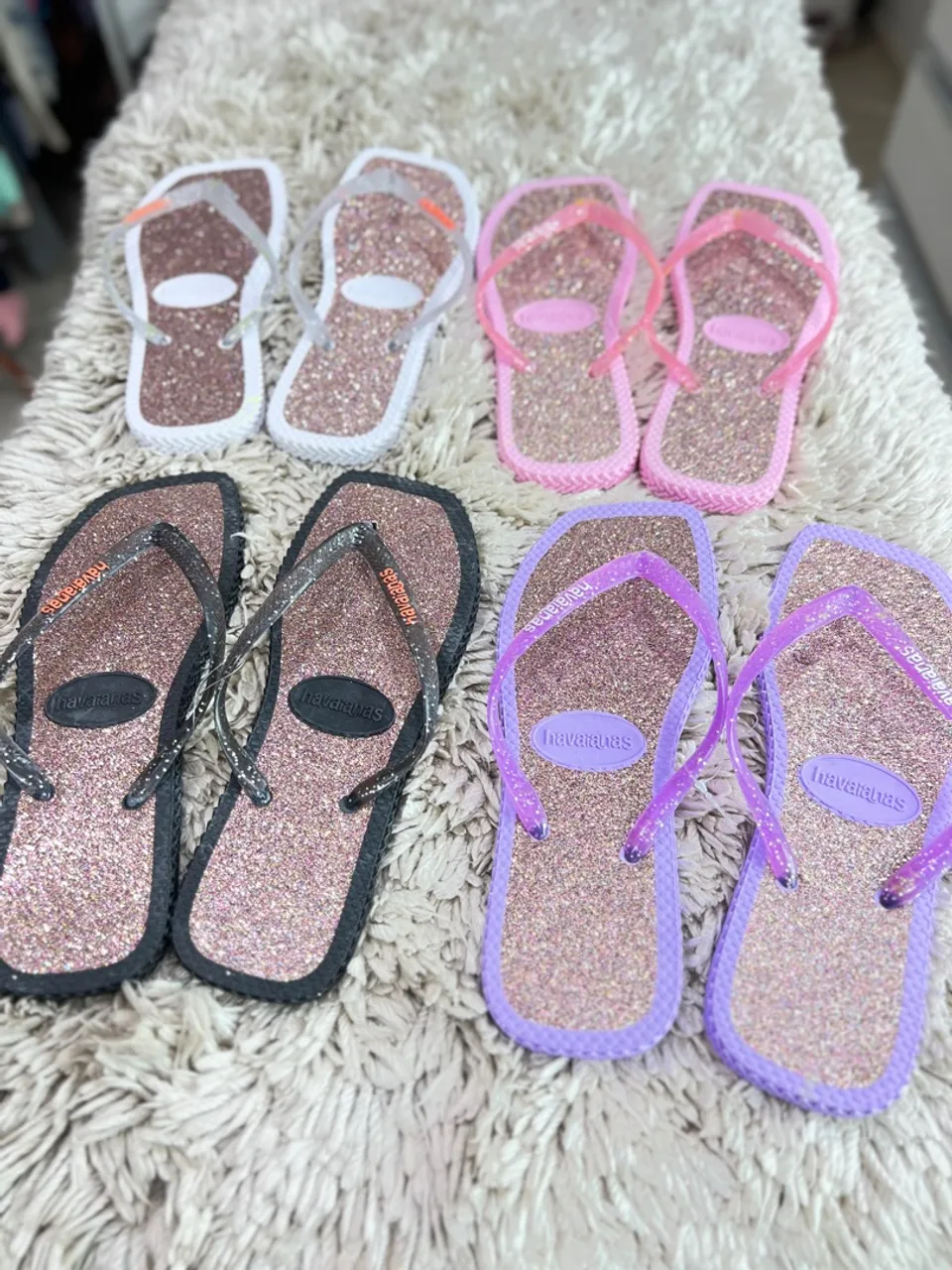 Havaianas Glitter Rosa - Conforto e Brilho!