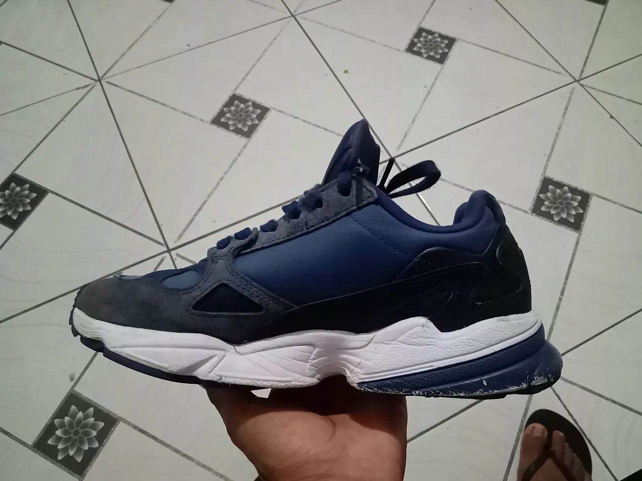 Tênis Adidas Falcon Azul N 38 - Foto 3
