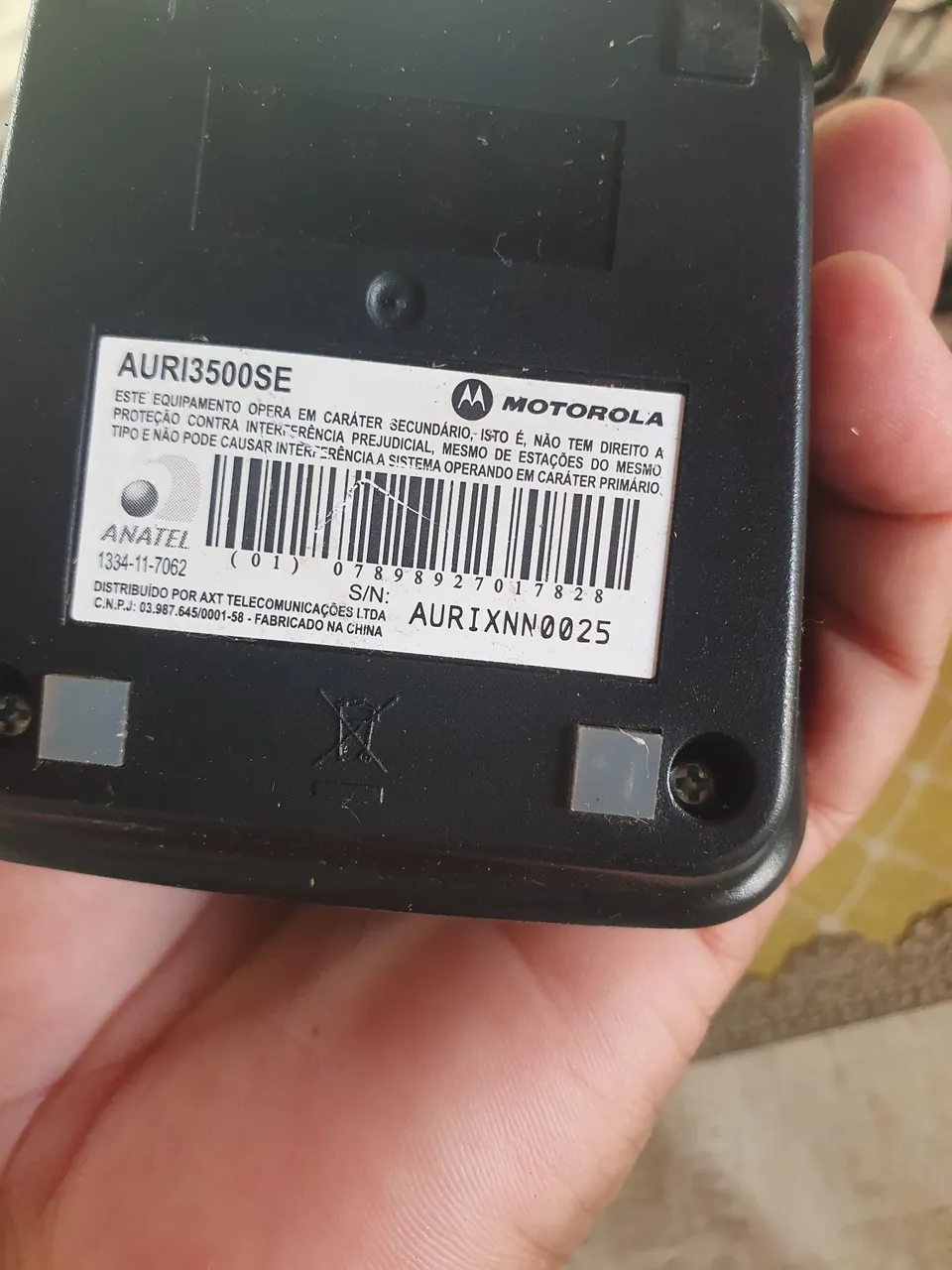 TELEFONE S/ FIO MOTOROLA 6.0c ramal