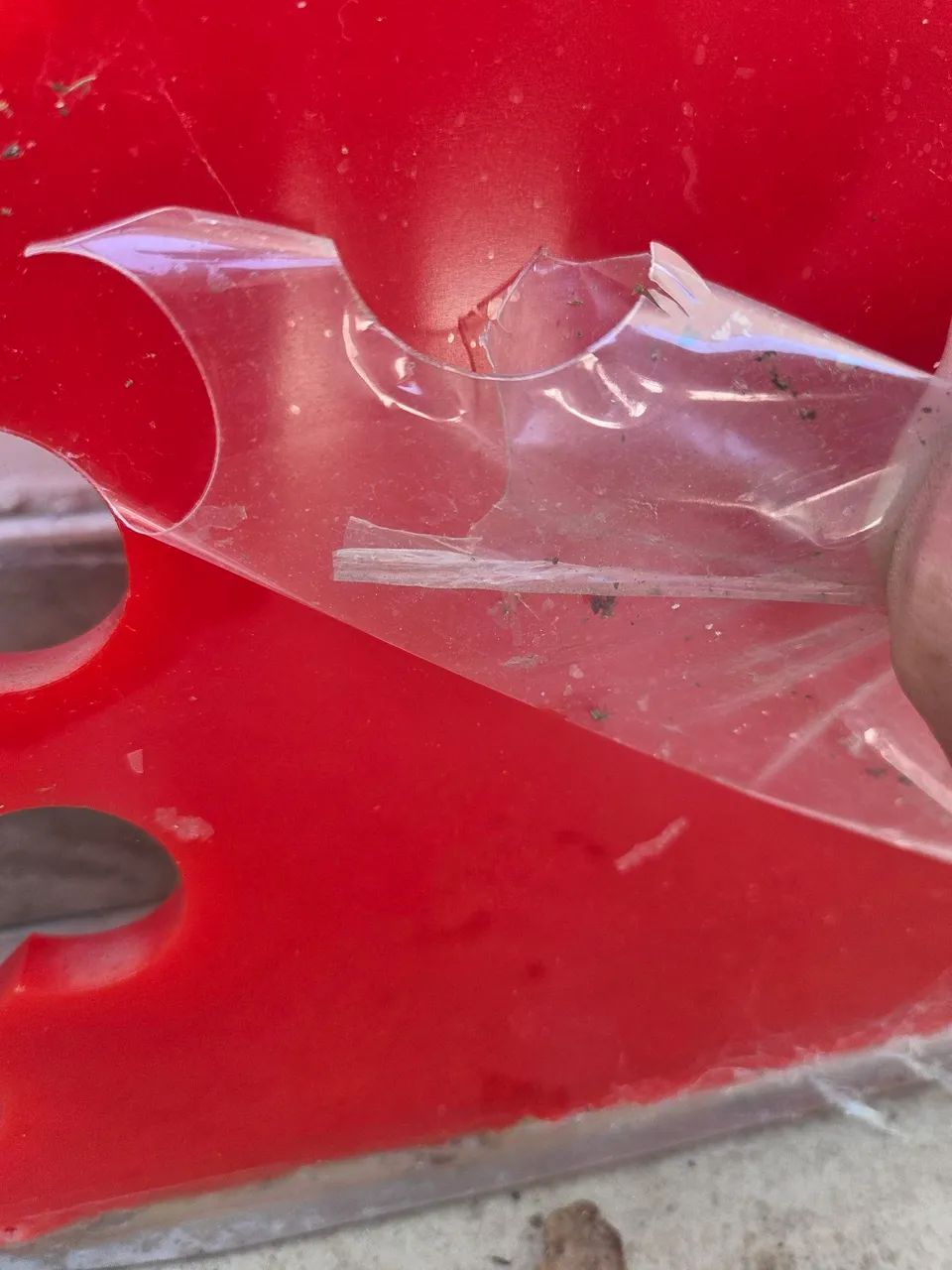 Chapa de Acrílico 10mm Vermelho - Foto 2