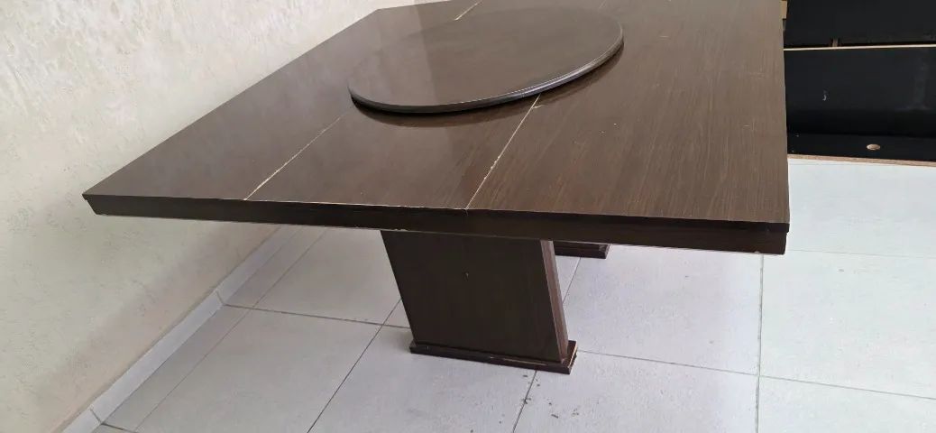 Mesa de jantar quadrada + 6 cadeiras - Foto 3