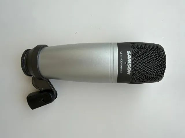 Microfone Condensador Samson C01 XLR + Case de Proteção Original - Foto 2