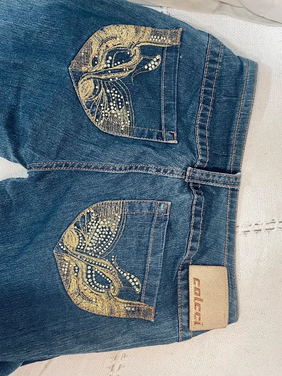 Calça Colcci tamanho 38 . Cintura baixa.  60 - Foto 4