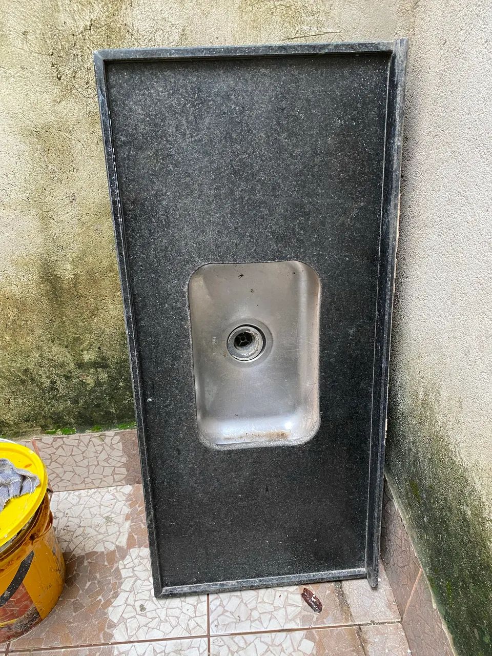 Pia de mármore 1,20m