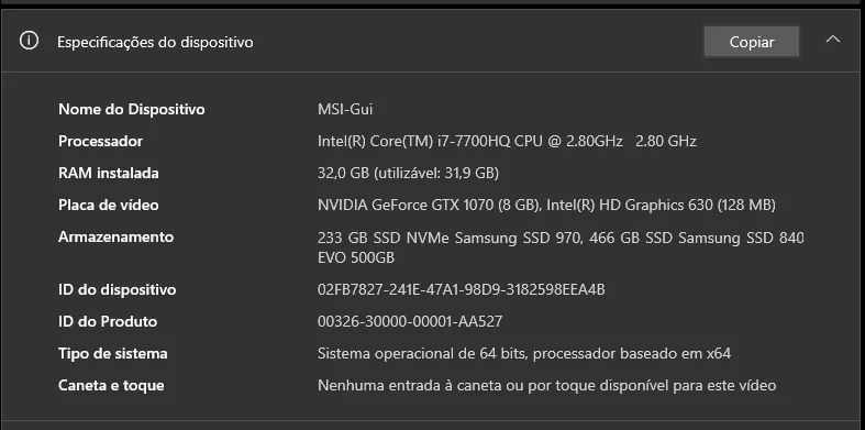 MSI GE62MVR 7RG Apache Pro - i7-7700HQ / GTX 1070 8GB / 32GB RAM - Foto 2