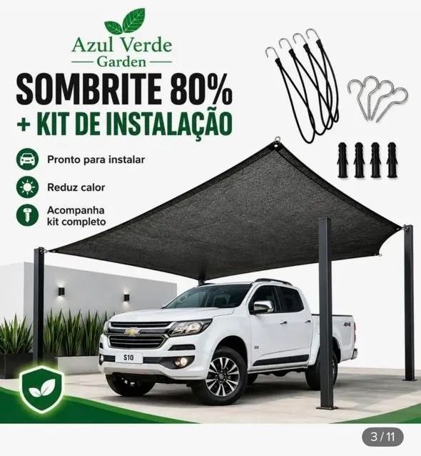 Sombrite 80% 8x4mts  - Foto 2