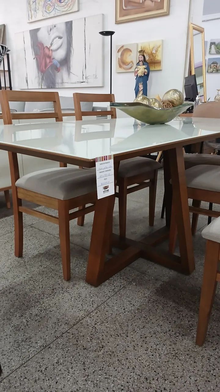 Mesa de vidro 