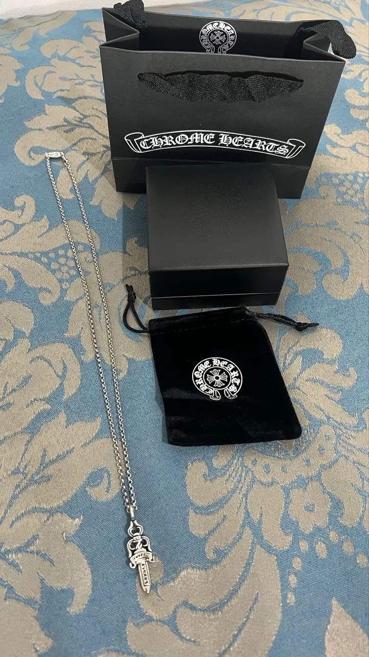Corrente Chrome Hearts espada - Foto 4