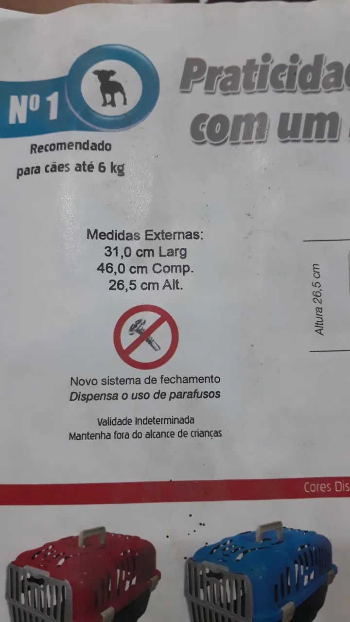 Caixa de transporte para cães e gatos  - Foto 2