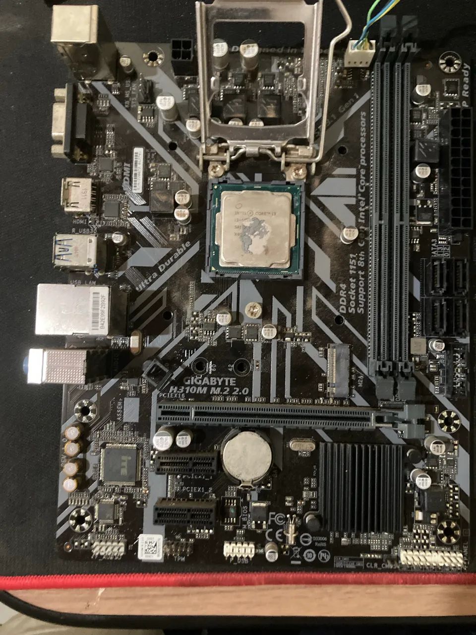 Kit upgrade H310m 2.0 gigabyte + i39100F - Foto 3