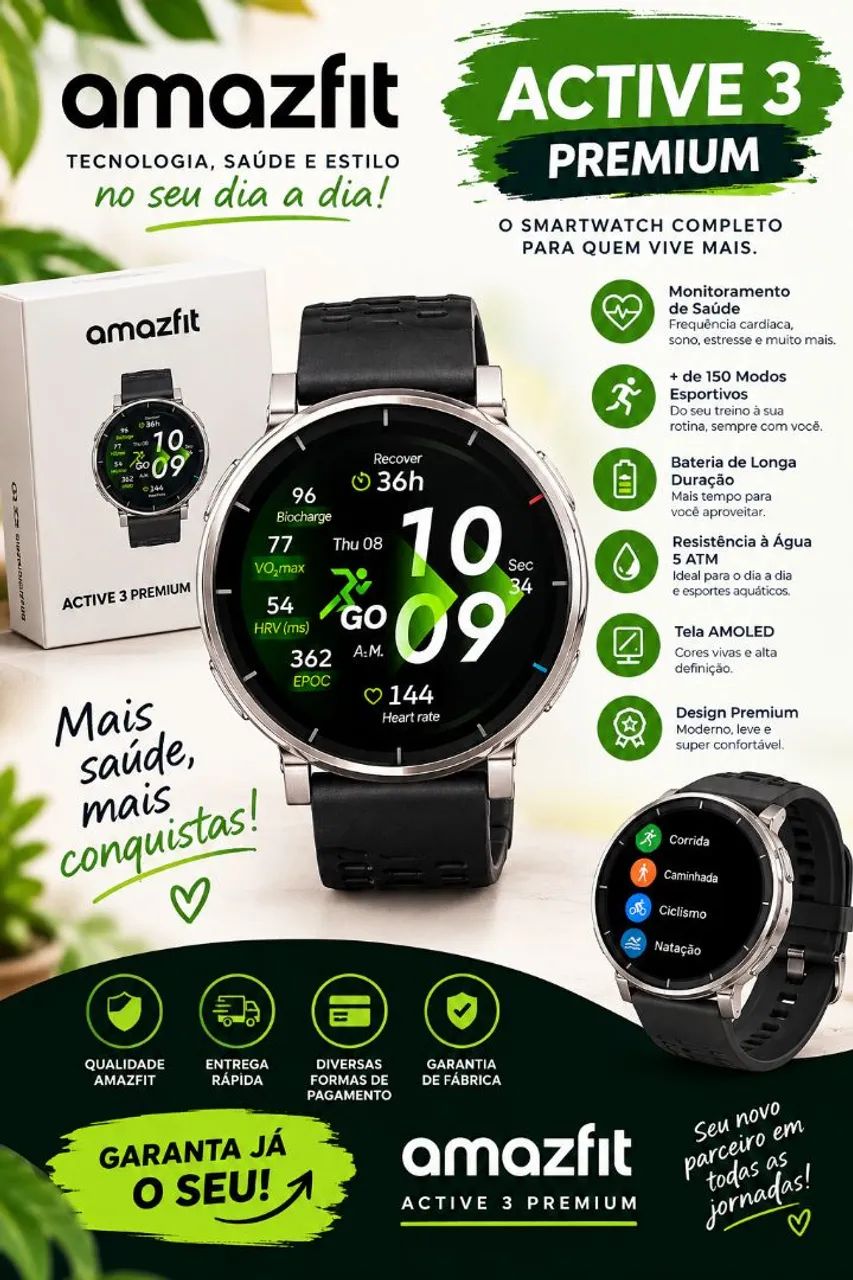 Relógio amazfit