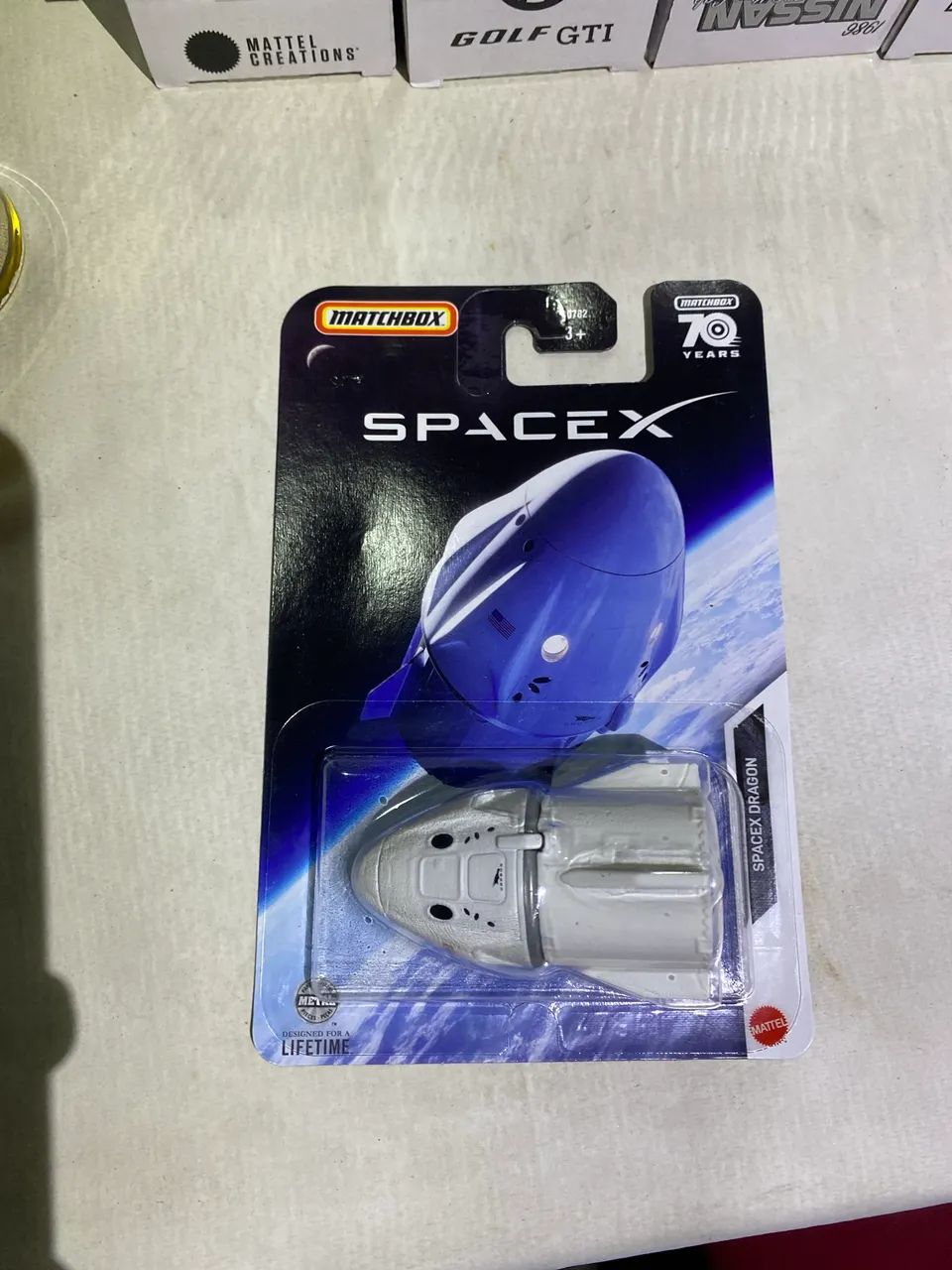 Matchbox spacex dragon 70 years off matchbox
