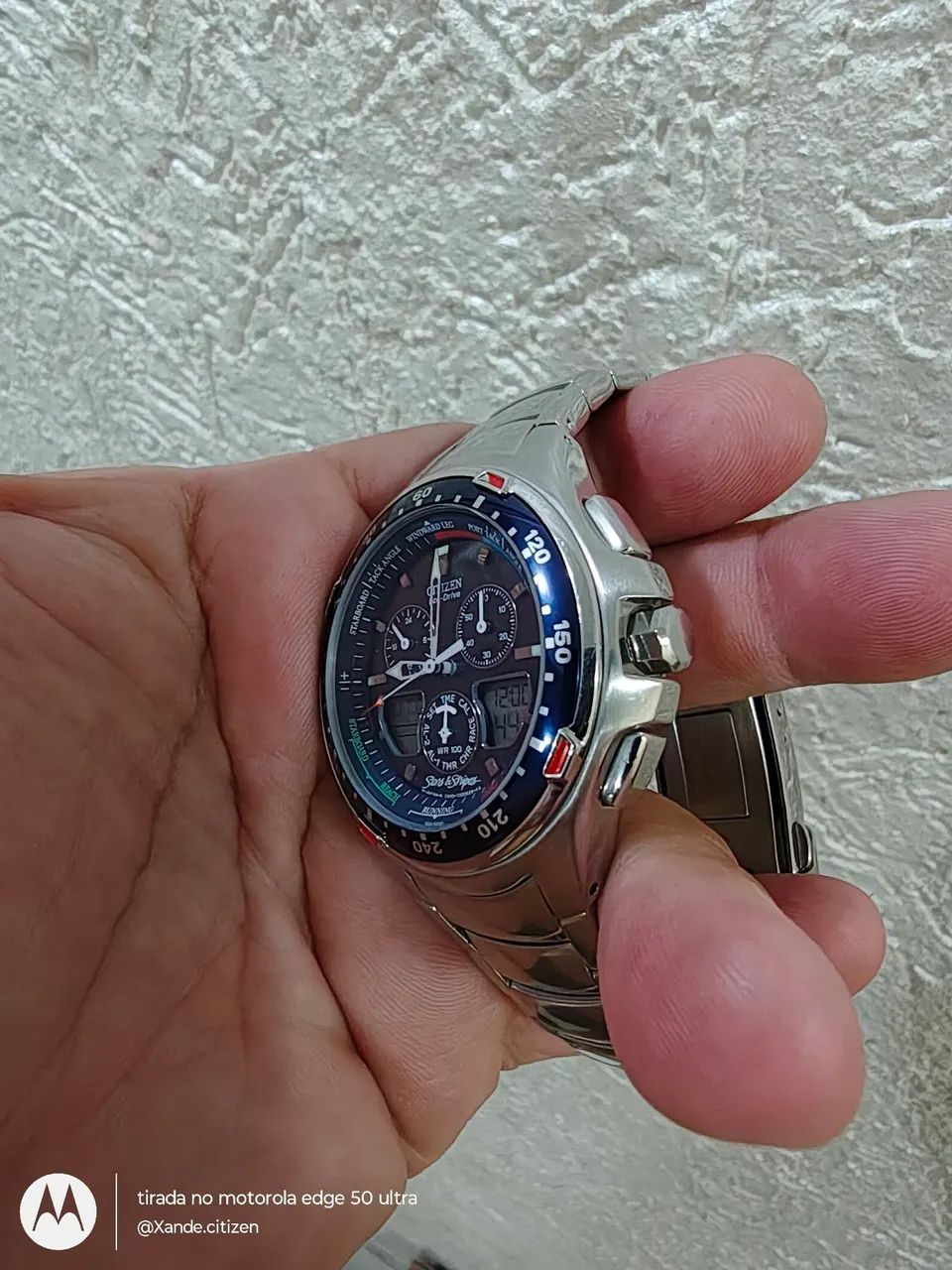 Relógio Citizen Citizen ecodrive stars & stripes modelo raro  - Foto 3