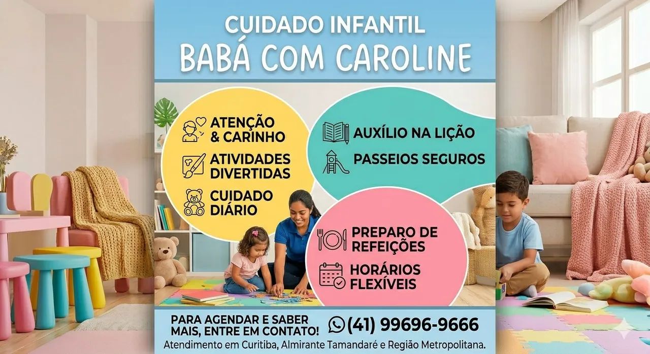 Babá / Cuidadora Infantil ? Diárias e Plantões