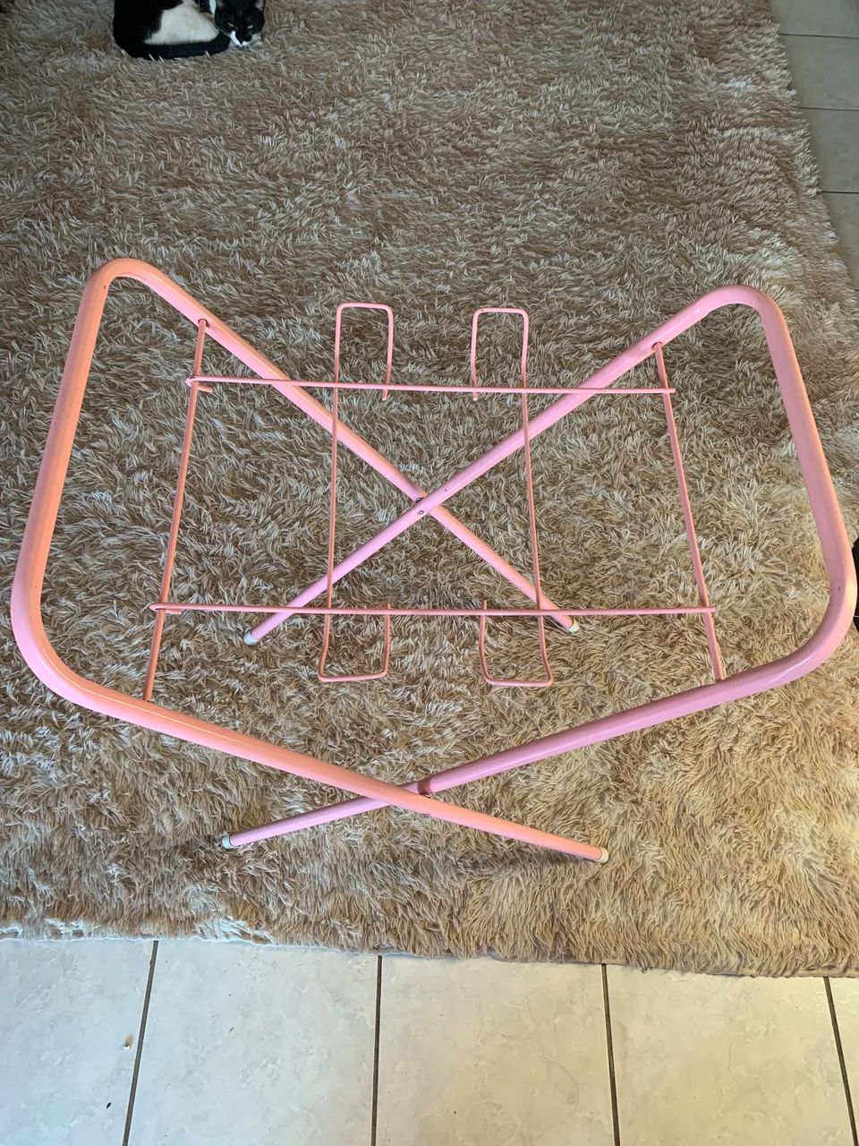 Banheira com suporte rosa - Foto 3