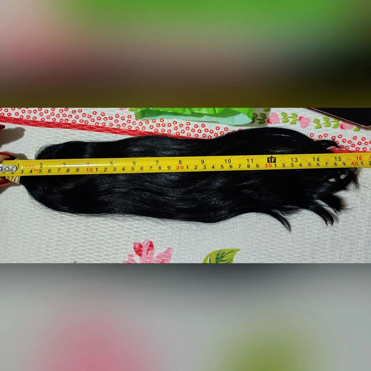 Cabelo Humano Liso - cor preto - Foto 4