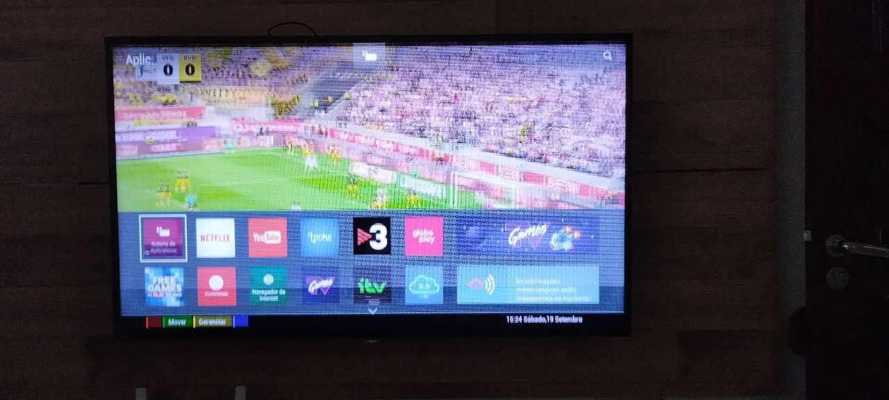 Tv AOC 43 polegadas smart. - Foto 4