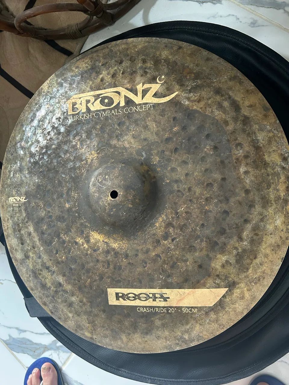 Crash/ride 20 bronz roots - Instrumentos musicais - Clube dos